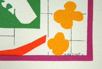 Henri MATISSE (d'après) - Poissons Chinois, 1978 - Lithographie en édition limitée, signée et numérotée 2