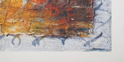 Jean FAUTRIER (d'après) - Néons, 1963 - Lithographie offset signée et datée 2