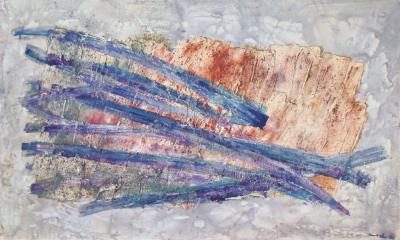 Jean FAUTRIER (after) - Anything else but love, 1963 - Offset lithography signed and dated 2