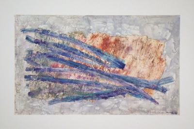 Jean FAUTRIER (after) - Anything else but love, 1963 - Offset lithography signed and dated 2