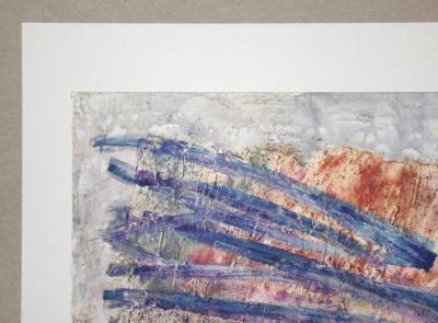 Jean FAUTRIER (after) - Anything else but love, 1963 - Offset lithography signed and dated 2