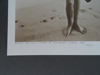 Jock  STURGES - Marine, Last Day in Summer 1989  Photography hand signed and numbered 2