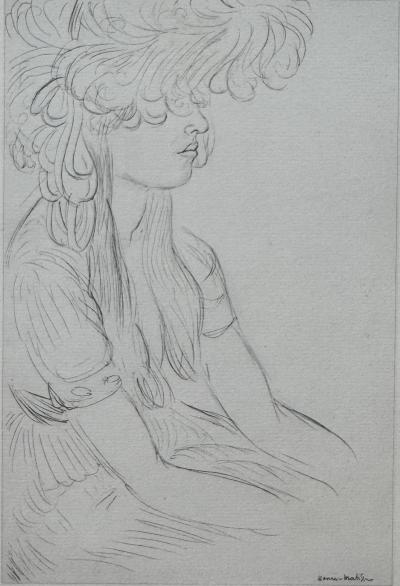 Henri Matisse - Portraits of Women, 1920 - 4 signed lithographs, plate 2