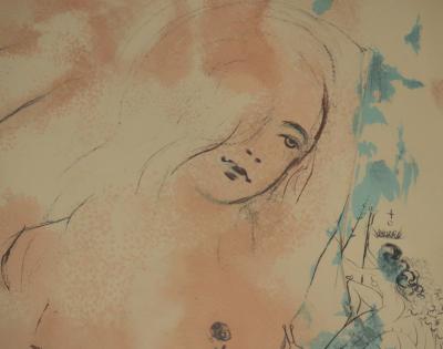 Salvador DALI : Trois Hippies, Lithographie originale signée 2