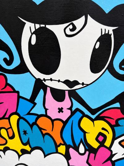 Arsen - Kou de Coeur - Acrylique sur bois - signée 2
