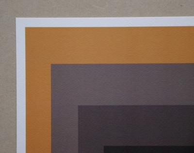 Josef ALBERS (d'après) - Hommage à la place, 1979 - Sérigraphie en édition limitée numérotée 2