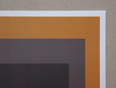 Josef ALBERS (d'après) - Hommage à la place, 1979 - Sérigraphie en édition limitée numérotée 2