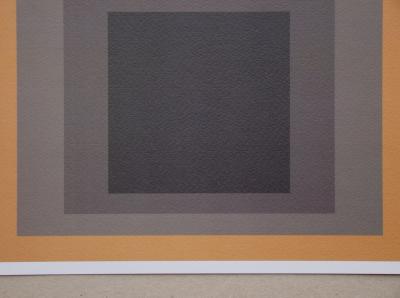 Josef ALBERS (d'après) - Hommage à la place, 1979 - Sérigraphie en édition limitée numérotée 2