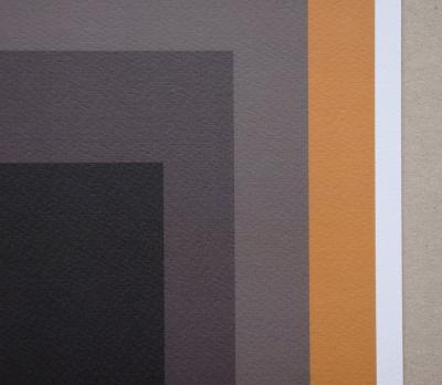 Josef ALBERS (d'après) - Hommage à la place, 1979 - Sérigraphie en édition limitée numérotée 2