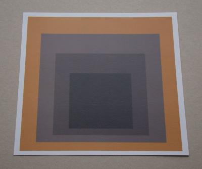 Josef ALBERS (d'après) - Hommage à la place, 1979 - Sérigraphie en édition limitée numérotée 2