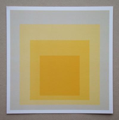 Josef ALBERS (d'après) - Hommage à la place, 1979 - Sérigraphie en édition limitée numérotée 2