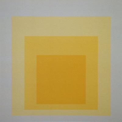Josef ALBERS (d'après) - Hommage à la place, 1979 - Sérigraphie en édition limitée numérotée 2