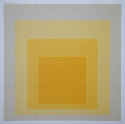 Josef ALBERS (d'après) - Hommage à la place, 1979 - Sérigraphie en édition limitée numérotée 2