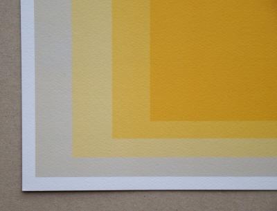 Josef ALBERS (d'après) - Hommage à la place, 1979 - Sérigraphie en édition limitée numérotée 2