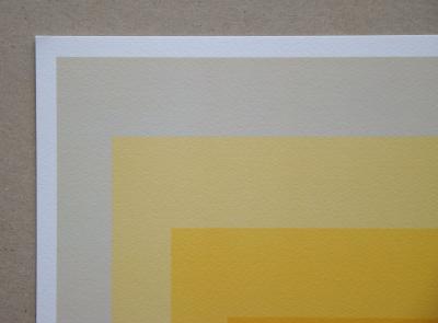 Josef ALBERS (d'après) - Hommage à la place, 1979 - Sérigraphie en édition limitée numérotée 2