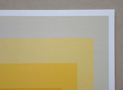 Josef ALBERS (d'après) - Hommage à la place, 1979 - Sérigraphie en édition limitée numérotée 2