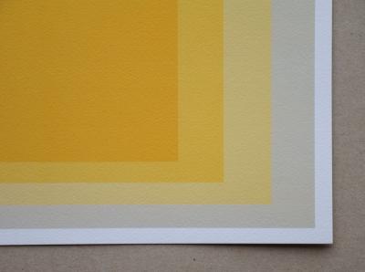 Josef ALBERS (d'après) - Hommage à la place, 1979 - Sérigraphie en édition limitée numérotée 2