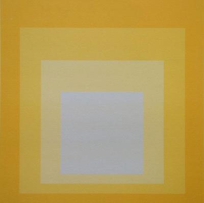 Josef ALBERS (d'après) - Hommage à la place, 1979 - Sérigraphie en édition limitée numérotée 2