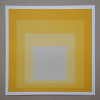 Josef ALBERS (d'après) - Hommage à la place, 1979 - Sérigraphie en édition limitée numérotée 2