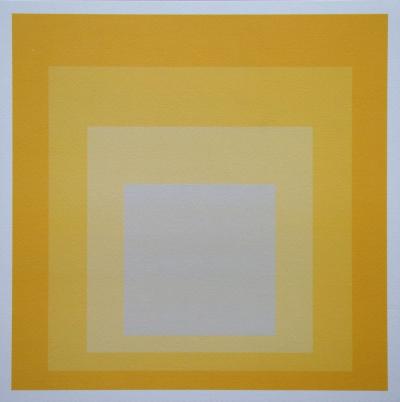 Josef ALBERS (d'après) - Hommage à la place, 1979 - Sérigraphie en édition limitée numérotée 2