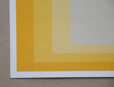 Josef ALBERS (d'après) - Hommage à la place, 1979 - Sérigraphie en édition limitée numérotée 2