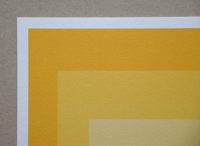 Josef ALBERS (d'après) - Hommage à la place, 1979 - Sérigraphie en édition limitée numérotée 2