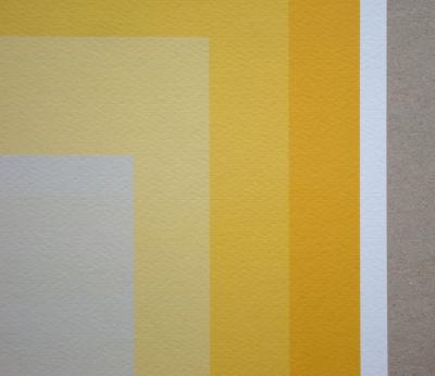 Josef ALBERS (d'après) - Hommage à la place, 1979 - Sérigraphie en édition limitée numérotée 2