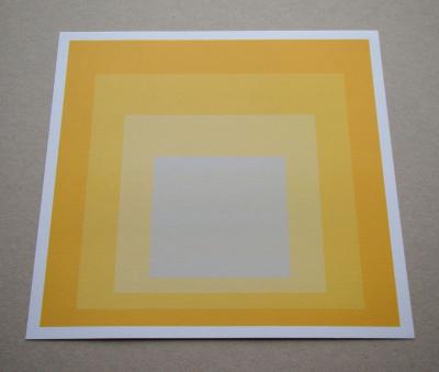 Josef ALBERS (d'après) - Hommage à la place, 1979 - Sérigraphie en édition limitée numérotée 2