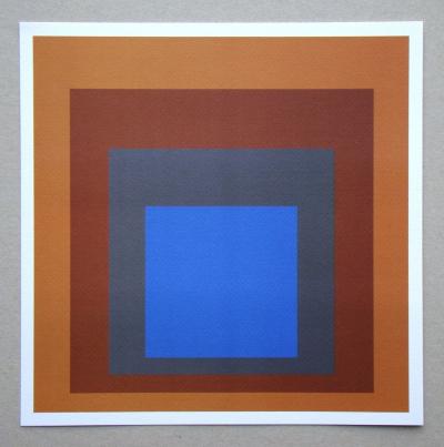 Josef ALBERS (after) - Homage to the Square, 1979 - Limited edition serigraphy numbered 2