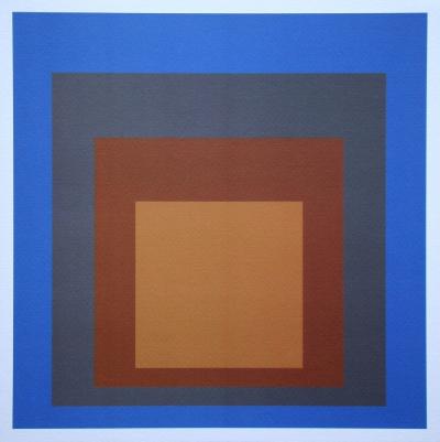 Josef ALBERS (after) - Homage to the Square, 1979 - Limited edition serigraphy numbered 2