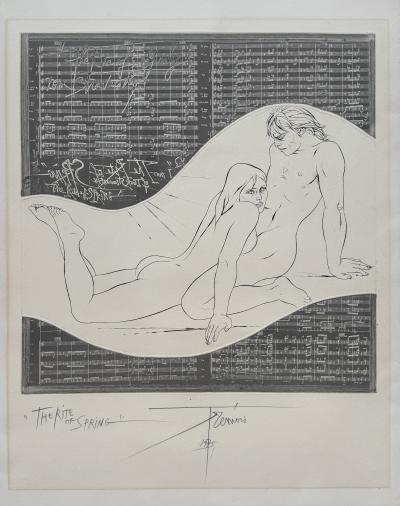 Pierre Yves TREMOIS - The Rite of Spring - Gravure originale signée au crayon 2