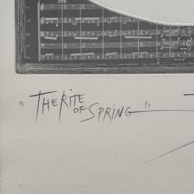 Pierre Yves TREMOIS - The Rite of Spring - Gravure originale signée au crayon 2