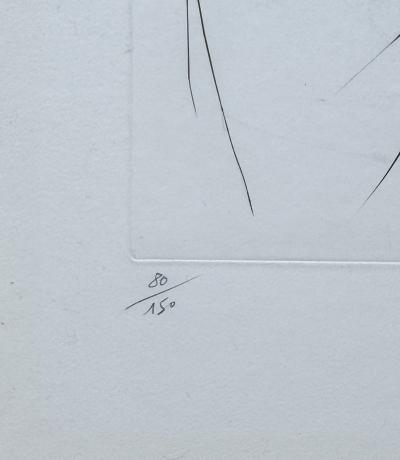 Pierre Yves TREMOIS - Le clown - Gravure originale signée et numérotée 2