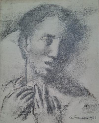 Roger de la FRESNAYE (d’après) - Femme apeurée, 1927 - Lithographie signée 2