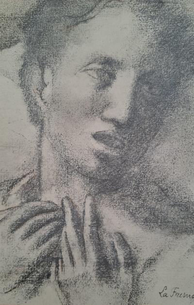 Roger de la FRESNAYE (d’après) - Femme apeurée, 1927 - Lithographie signée 2