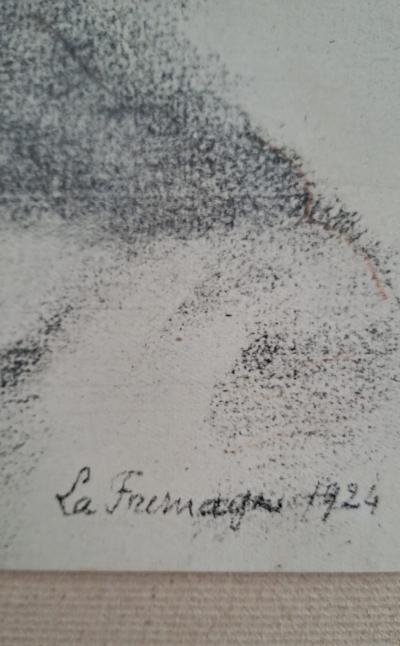 Roger de la FRESNAYE (d’après) - Femme apeurée, 1927 - Lithographie signée 2