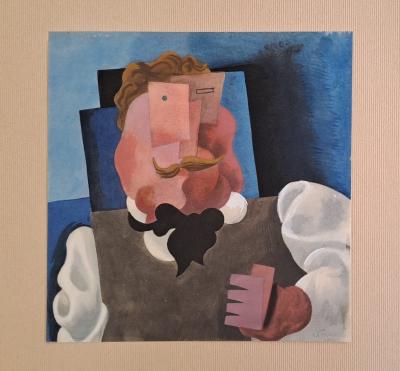 Roger de la FRESNAYE (d’après) - L’homme blond au nœud papillon, 1927 - Lithographie signée 2