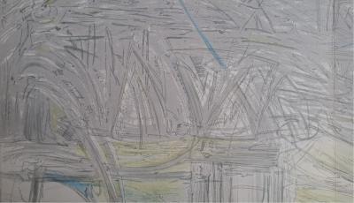 Alberto Giacometti (d’après) - Paysage de Maloja, 1954 - Impression lithographique 2