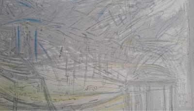Alberto Giacometti (d’après) - Paysage de Maloja, 1954 - Impression lithographique 2