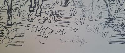 Raoul Dufy (d’après) - La chasse à courre -  Lithographie signée 2