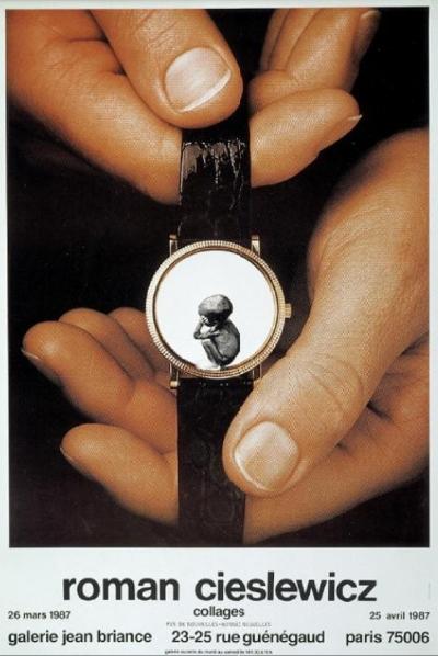 Roman Cieslewicz - Affiche originale d’exposition - Collages - Paris - 1987 2