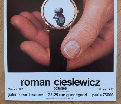 Roman Cieslewicz - Affiche originale d’exposition - Collages - Paris - 1987 2