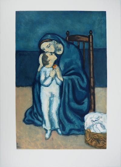 Pablo Picasso - Maternity - Signed engraving 2