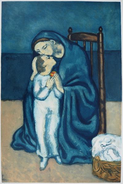 Pablo Picasso - Maternity - Signed engraving 2