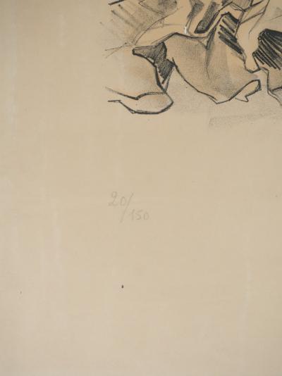 Léonard Tsuguharu FOUJITA : Les trois grâces, Lithographie originale signée 2