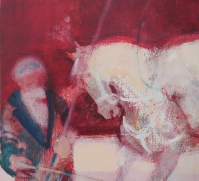 Paul AMBILLE : Le dresseur de chevaux, Peinture originale signée 2