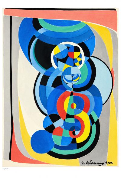 Robert Delaunay (d’après), Les fenêtres, sérigraphie sur Arches 1/50 2