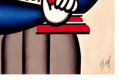 Fernand Léger (d’après), Femme à la cruche, sérigraphie sur Arches 1/50 2