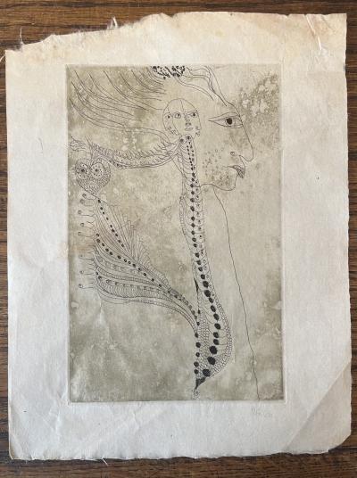 Unica ZÜRN - Oracles et spectacles 6, 1967, gravure 2