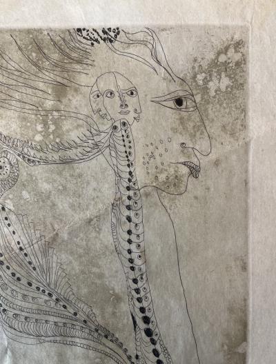 Unica ZÜRN - Oracles et spectacles 6, 1967, gravure 2